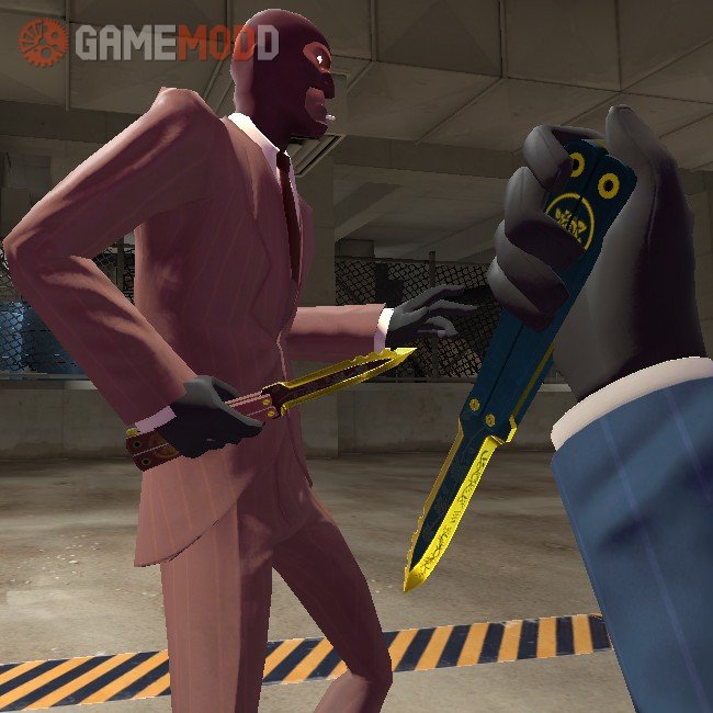 Australium Black Rose » TF2 Skins Spy GAMEMODD