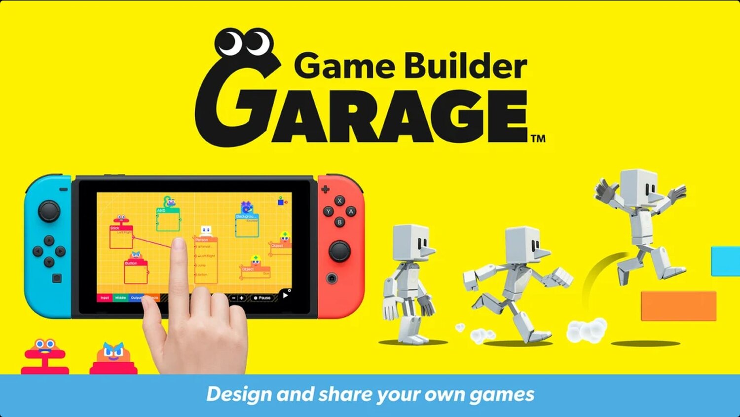 Nintendo Revealed How to Make Games in GAME BUILDER GARAGE for the