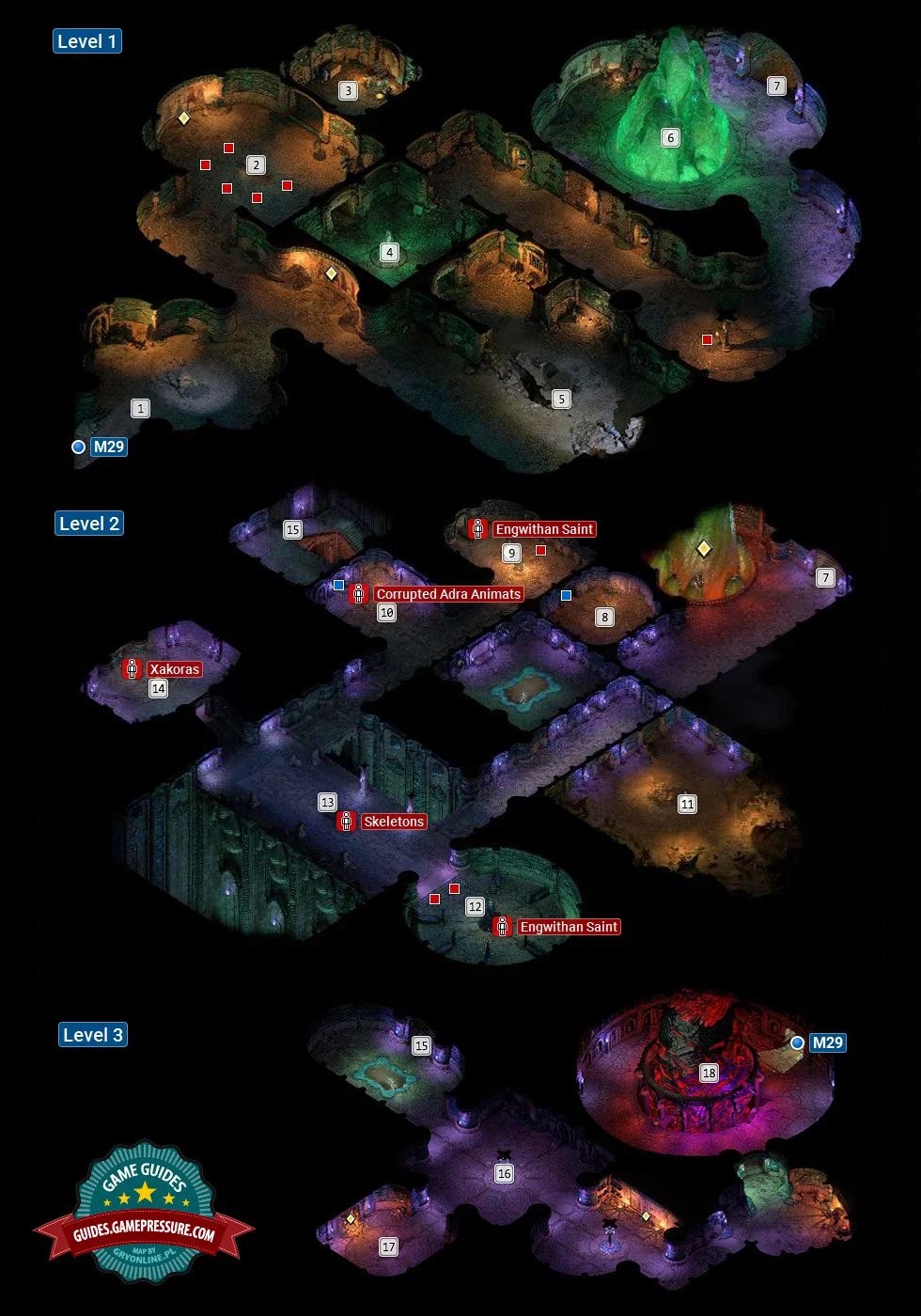 Pillars Of Eternity 2 Engwithan Waystation Map