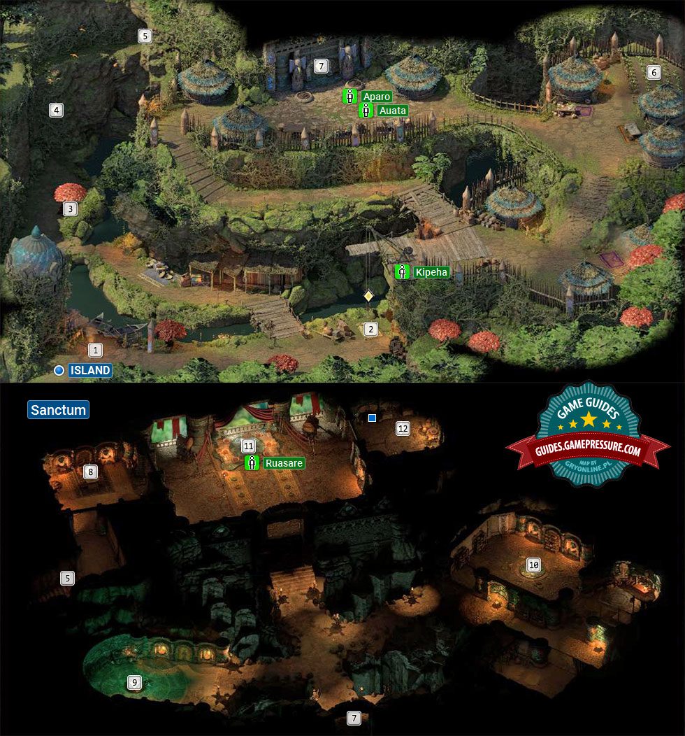 Pillars Of Eternity 2 Ori o Koiki Map