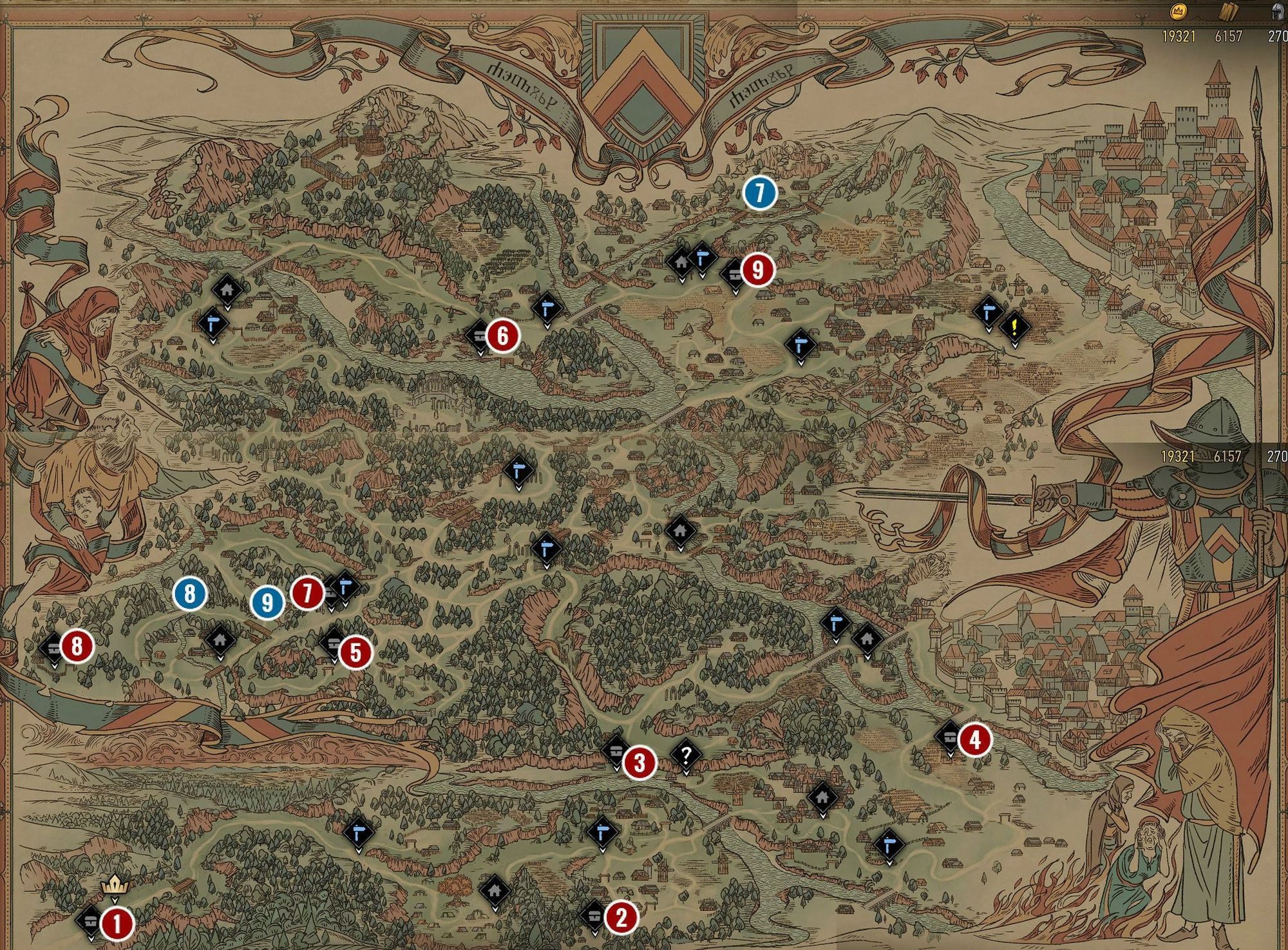 Hidden treasures chests in Aedirn Thronebreaker The Witcher Tales