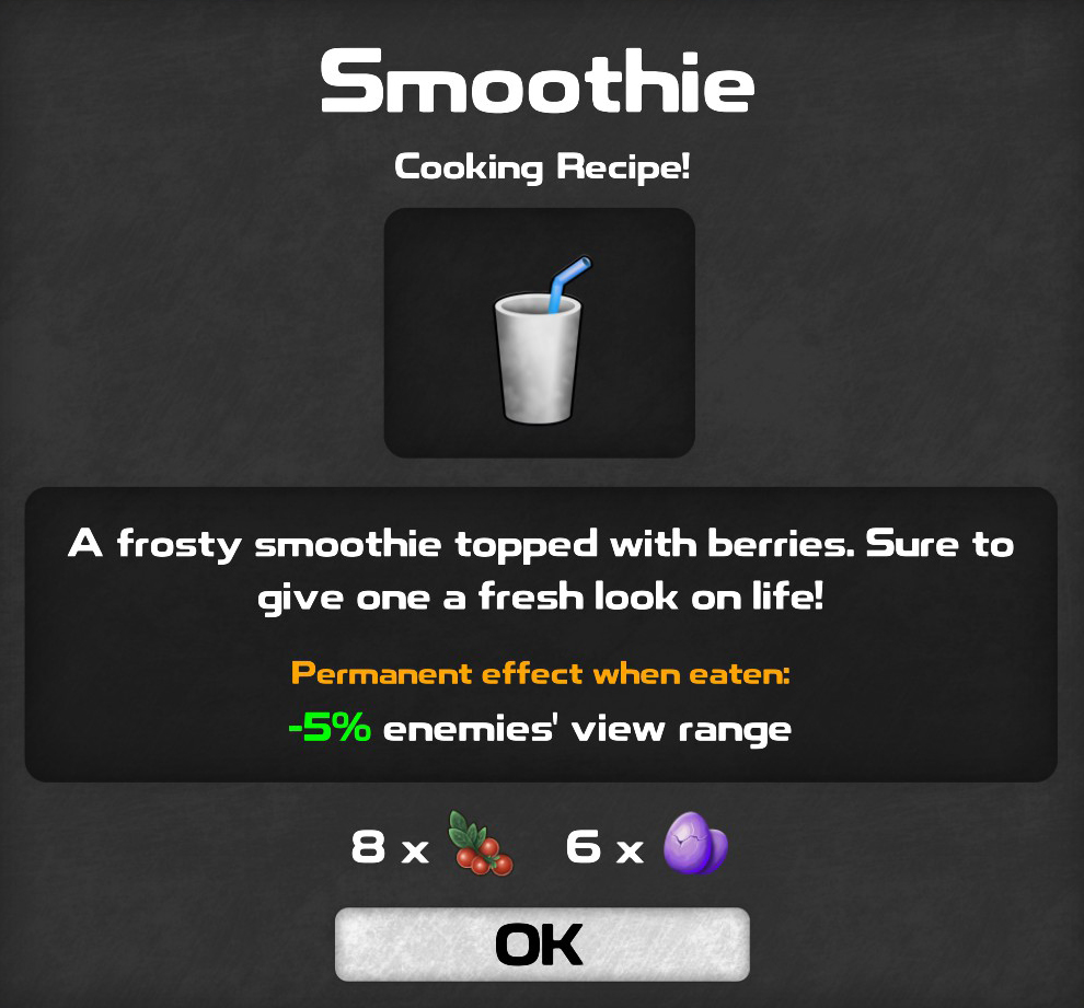 DYSMANTLE All Cooking Recipes GamePretty