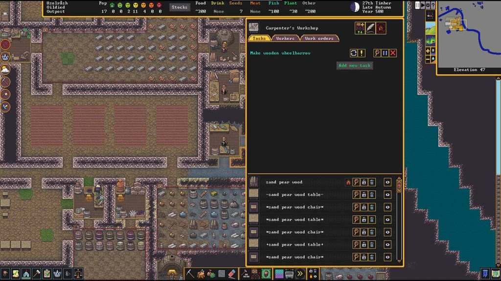 How to make and use Wheelbarrows in Dwarf Fortress Gamepur