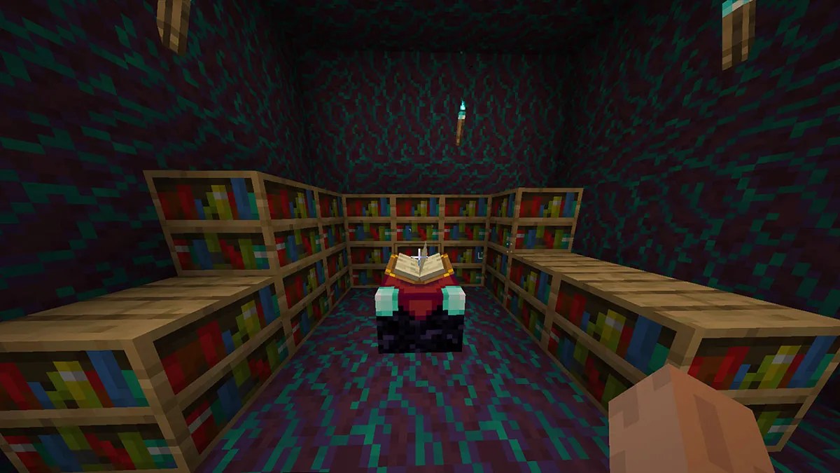 Minecraft How Many Bookshelves Do You Need for Level 30 Enchantments