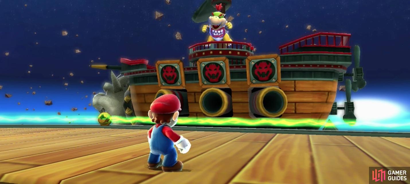 Galaxy Overview Bowser Jr.'s Airship Armada Super Mario Galaxy