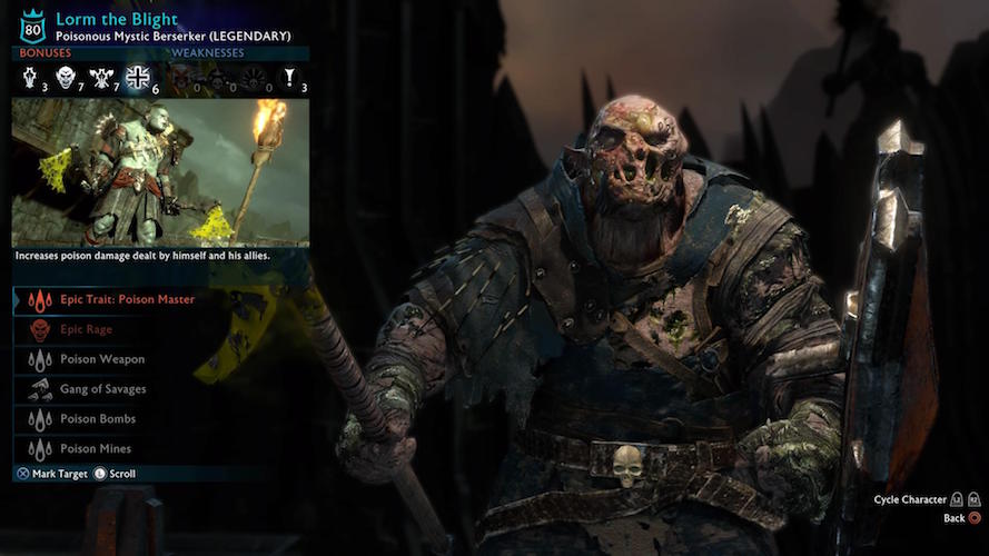 MiddleEarth Shadow of War Best Orcs [Top 5] Gamers Decide