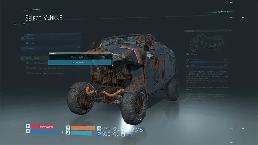 How To Store Vehicles In Death Stranding Gamers Heroes