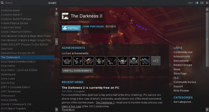 The Darkness II Guide | GamersOnLinux