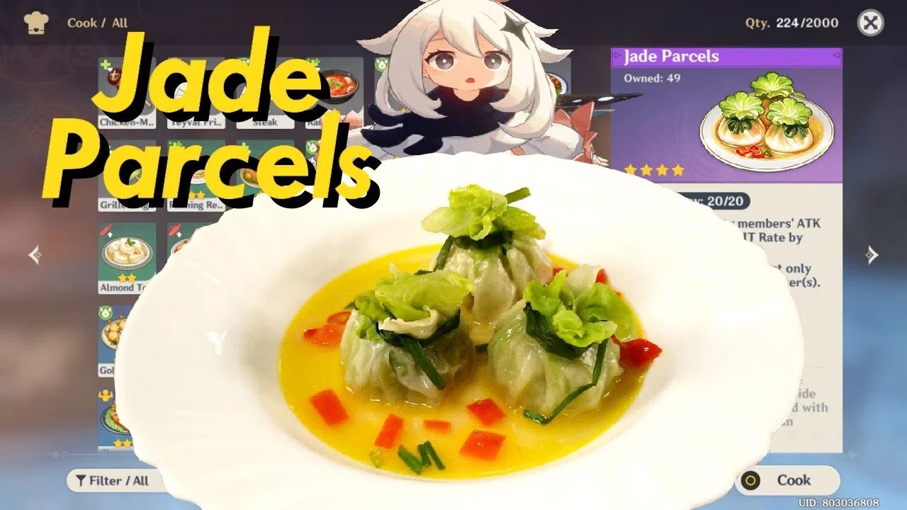 How to Cook and Get Jade Parcels Genshin Impact Gamerz Gateway