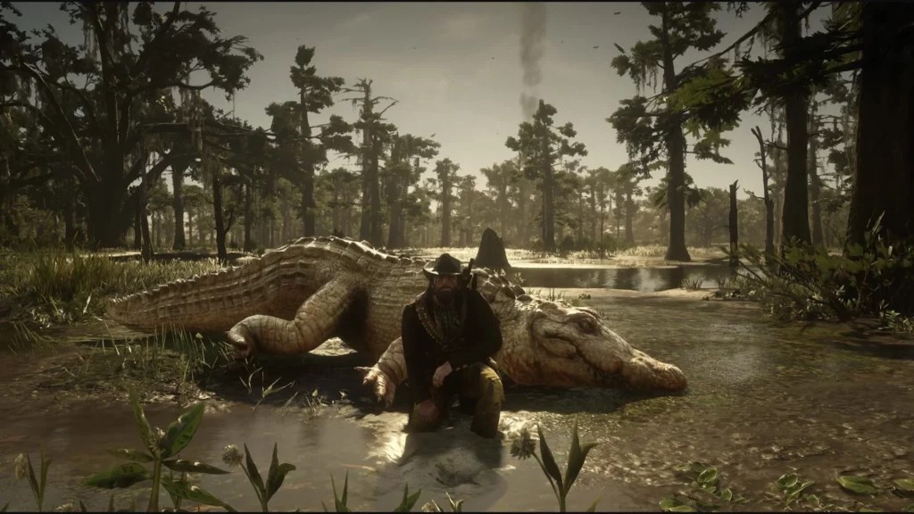 Hunting for Perfect Alligator Skin RDR2 Location, Perfect Pelt