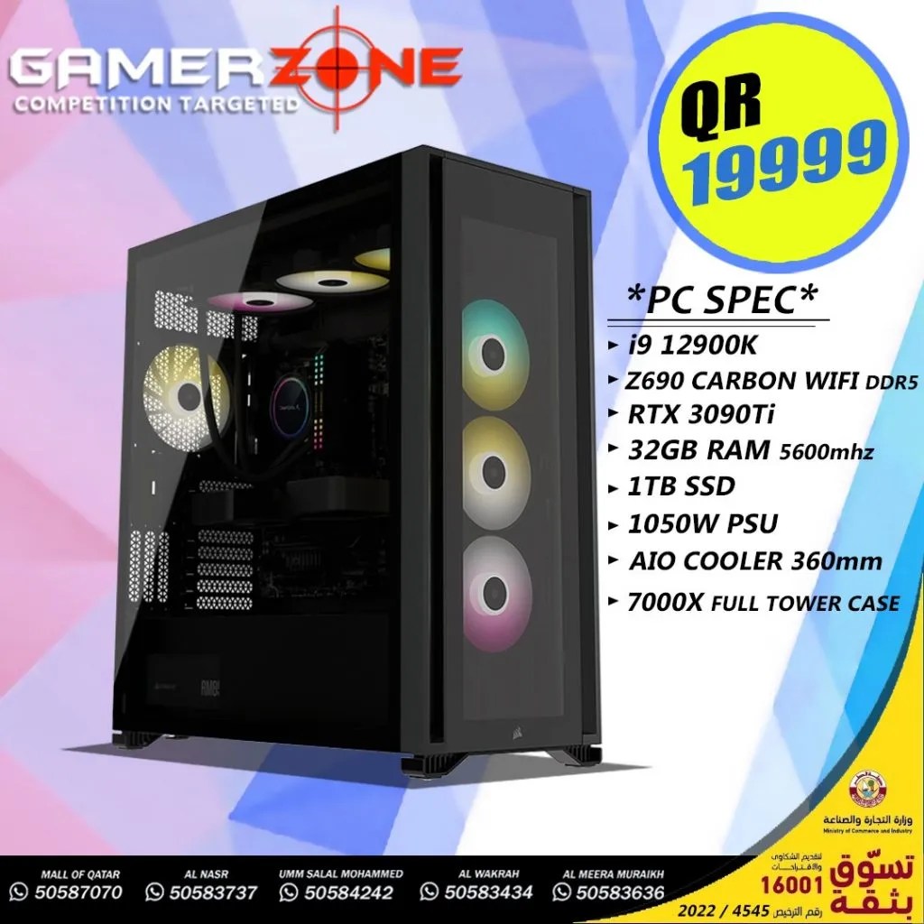 BEST GAMING PC Gamer Zone Online Store for Gaming Qatar