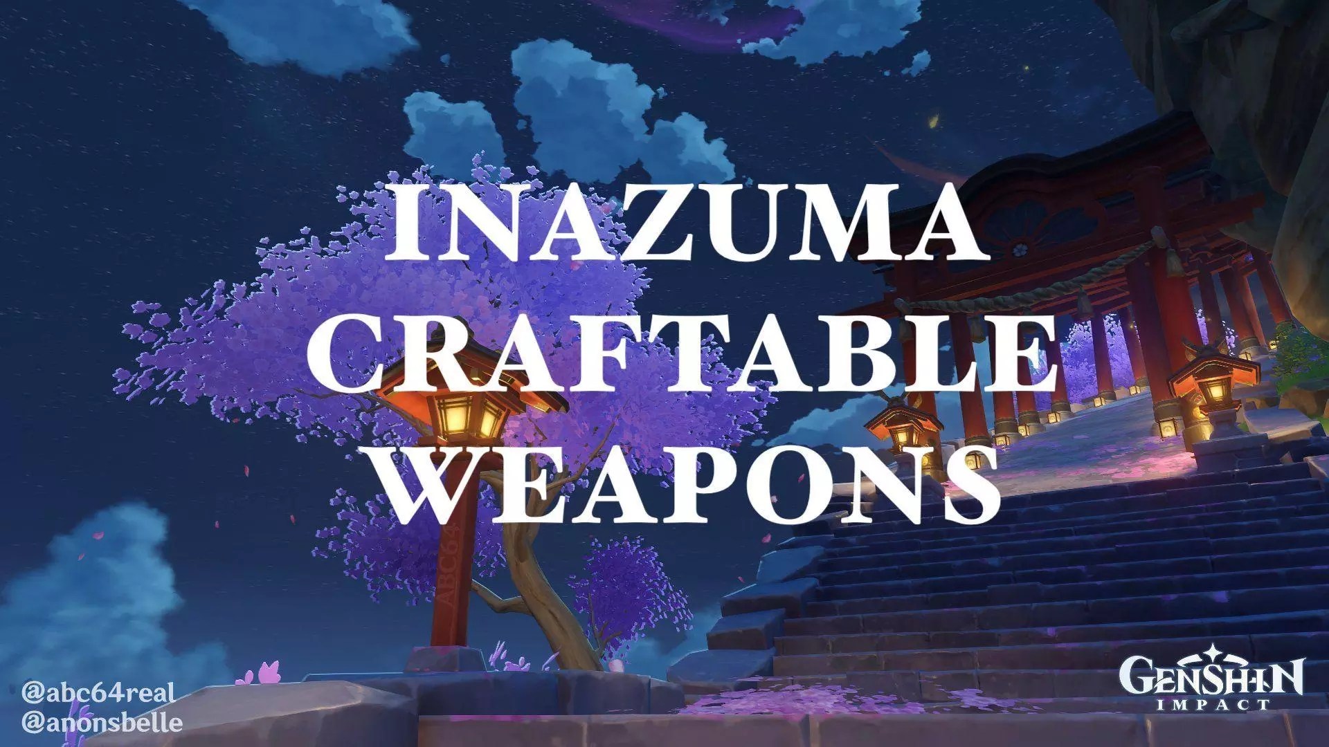 Genshin Impact Inazuma Craftable Weapons and Uses