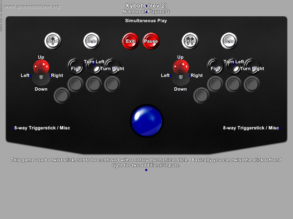 Xybots Arcade Games Database