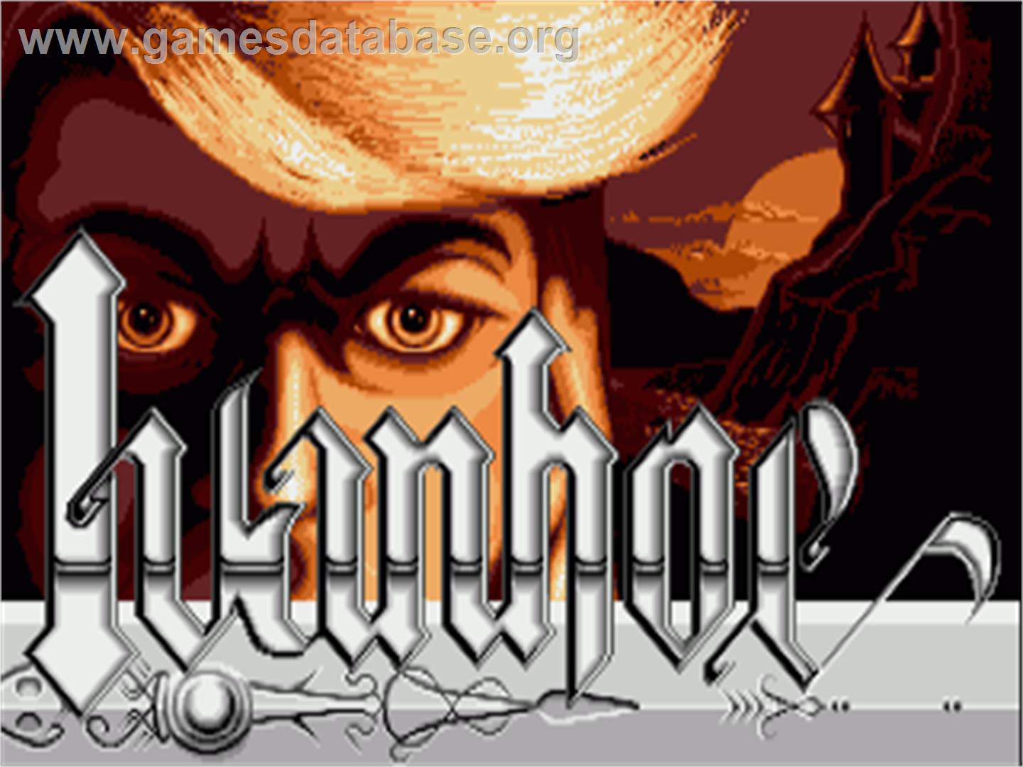 Ivanhoe Commodore Amiga Artwork Title Screen
