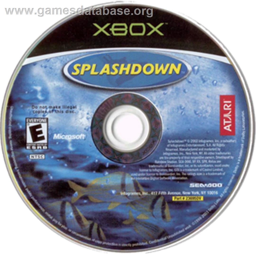 Splashdown Microsoft Xbox Artwork CD
