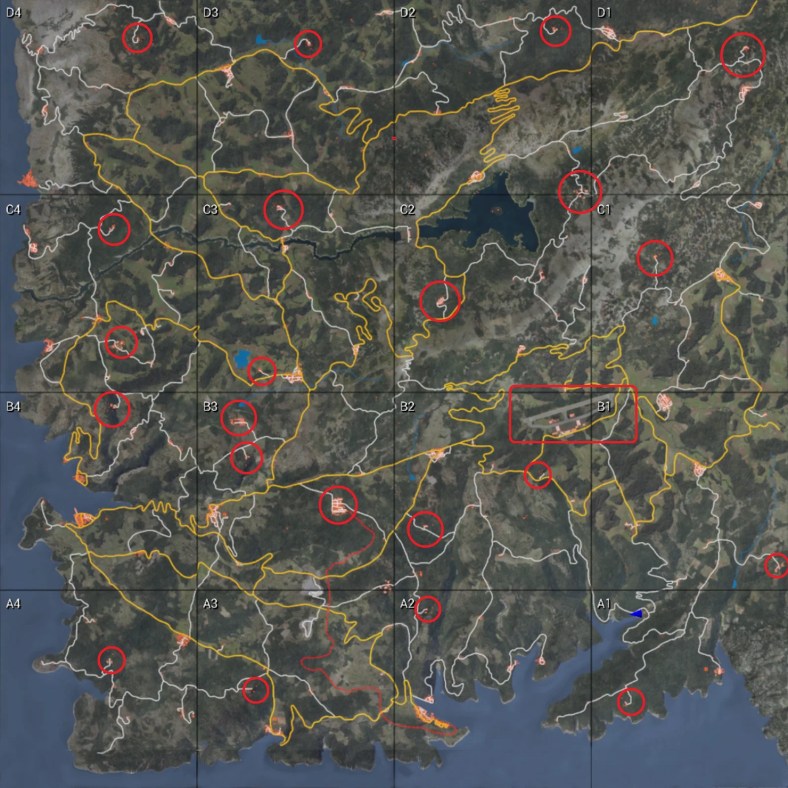 SCUM Military Bases Guide Detailed Locations, Map, Military Gear and