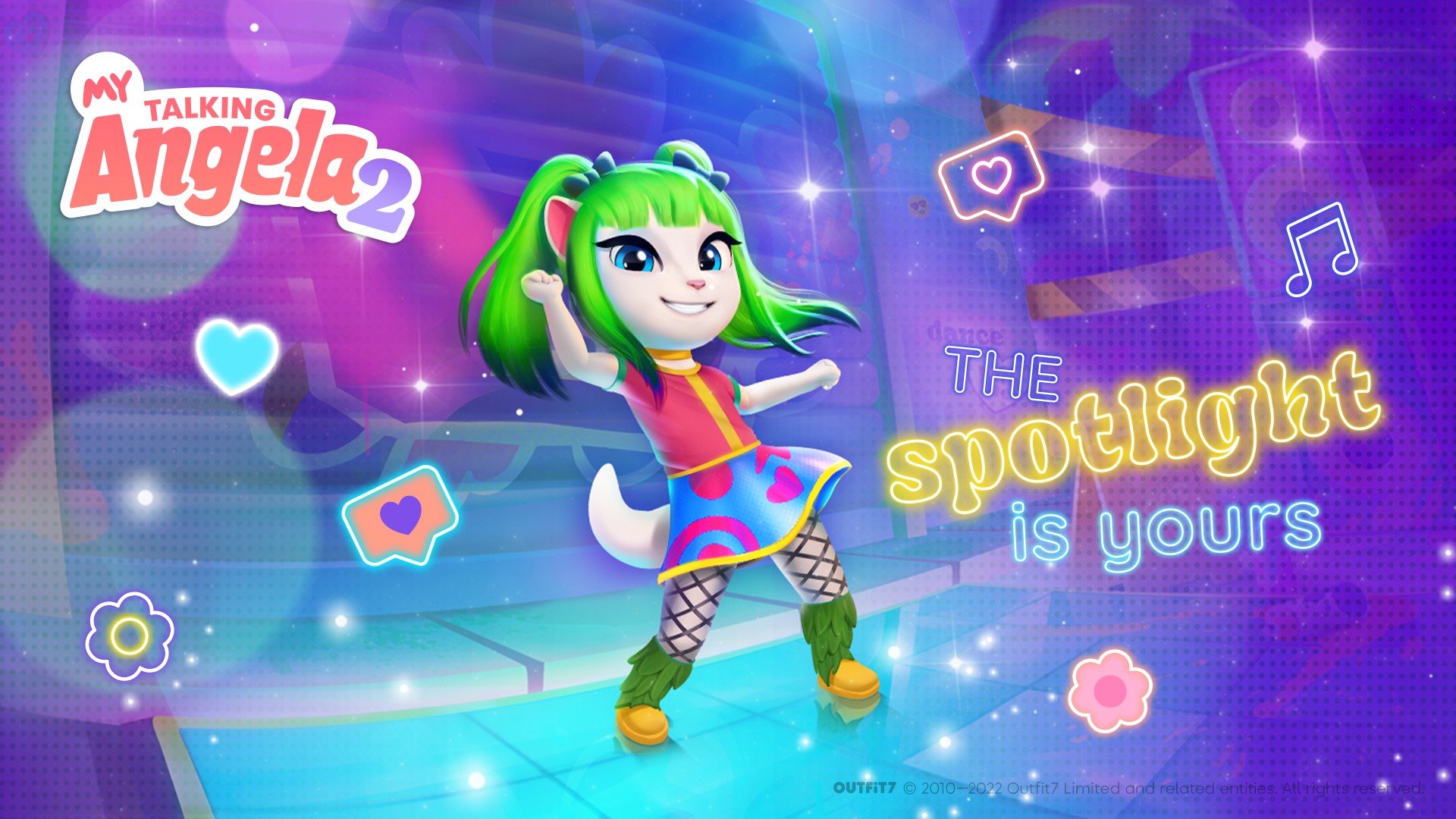 My Talking Angela Takes To The Stage In New Music Video Shine Together