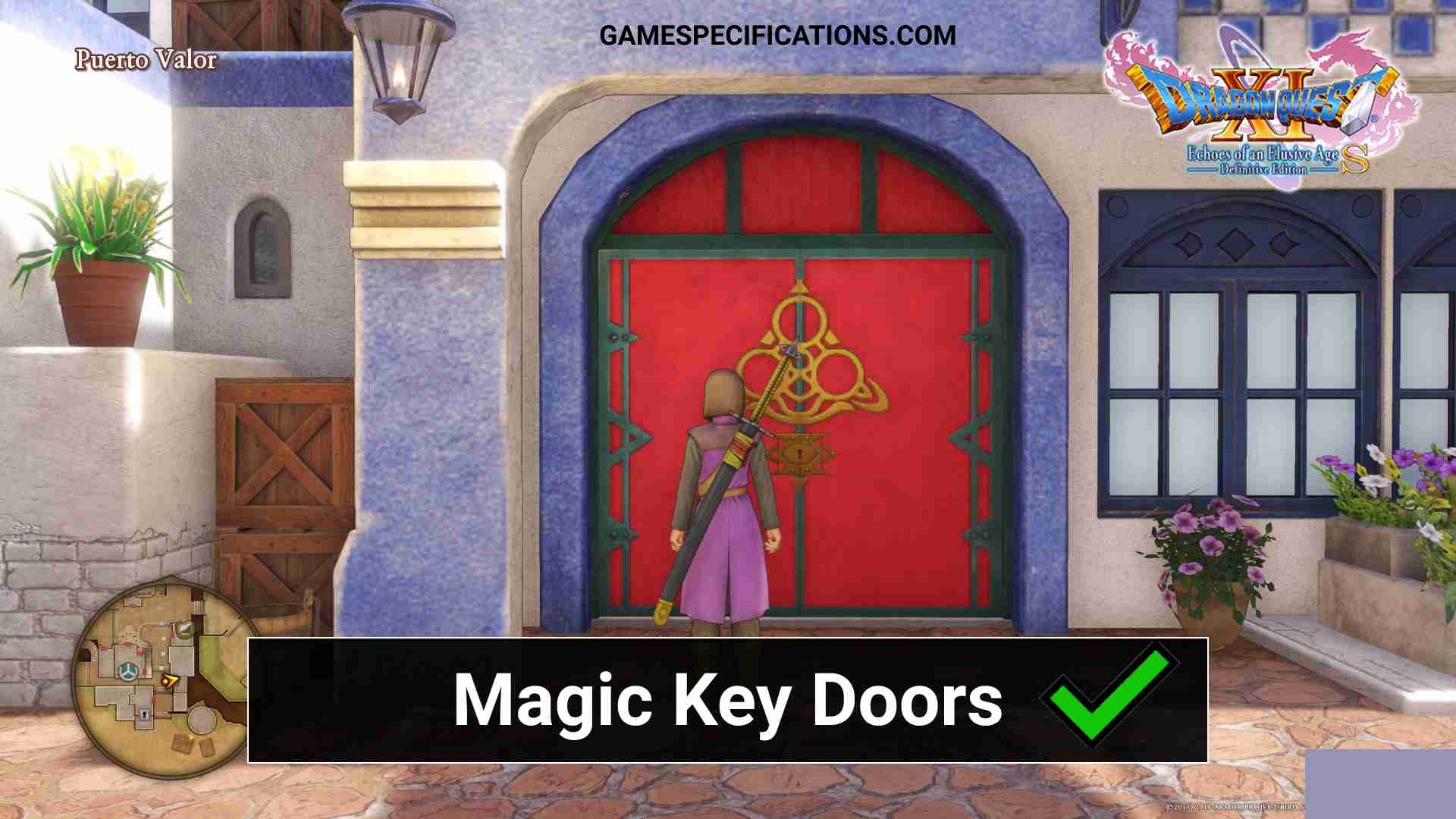 Dragon Quest XI Magic Key Doors & It's Rewards Game Specifications