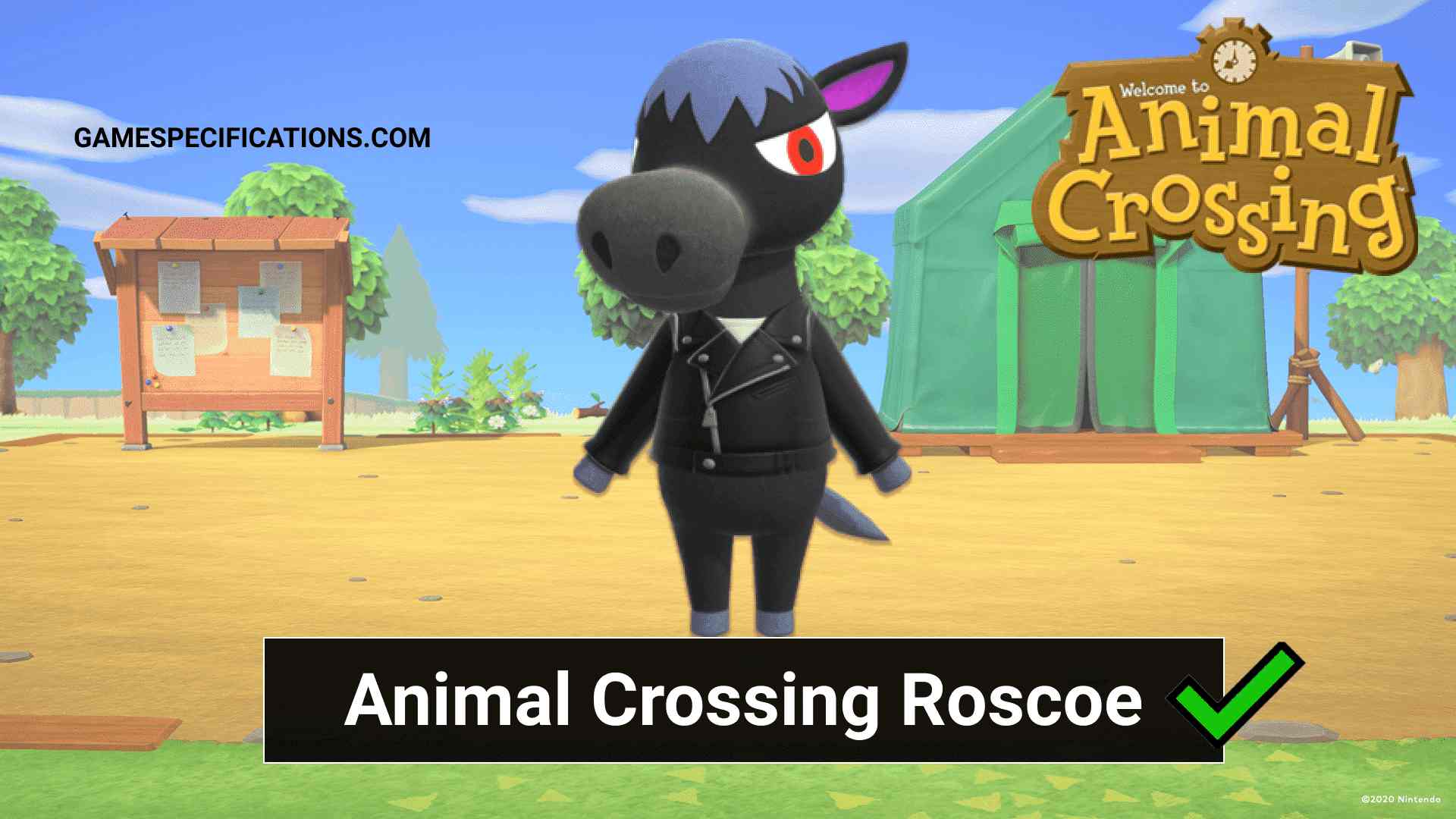 Roscoe Animal Crossing Complete Character Guide Game Specifications