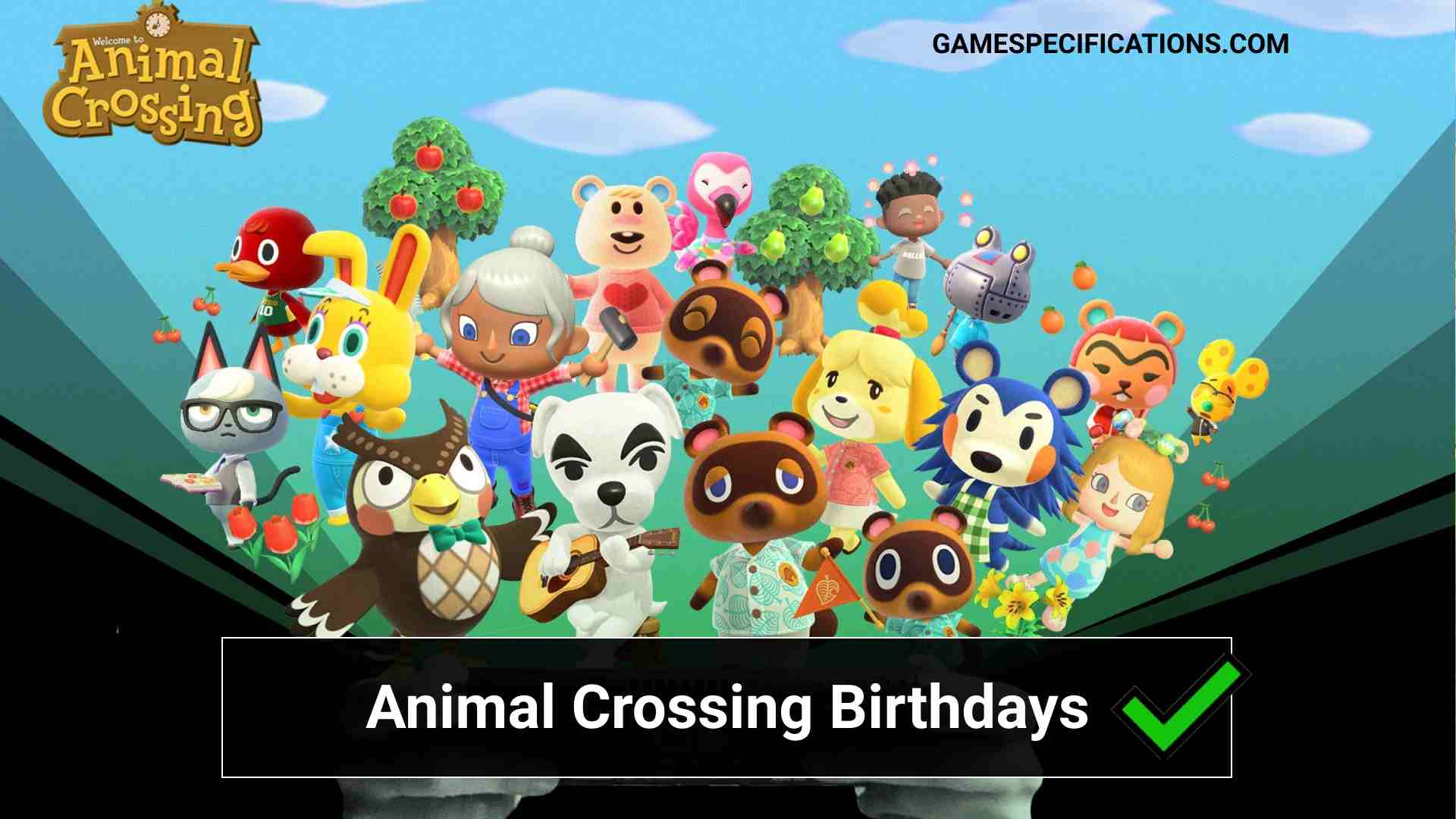 Animal Crossing Birthdays New Horizons [August 2022] Game Specifications