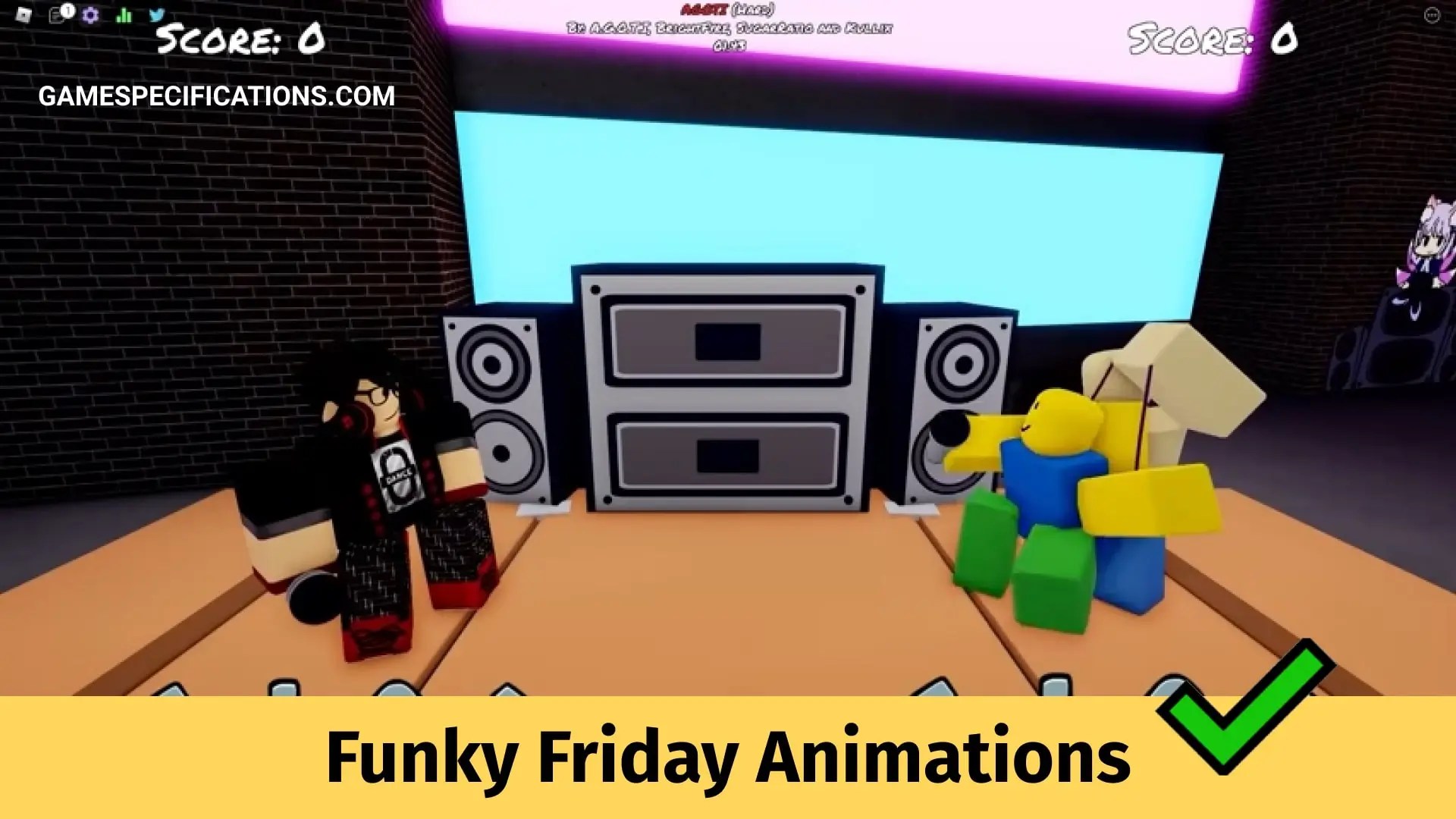 All 208 Funky Friday Animations And Their References Game Specifications