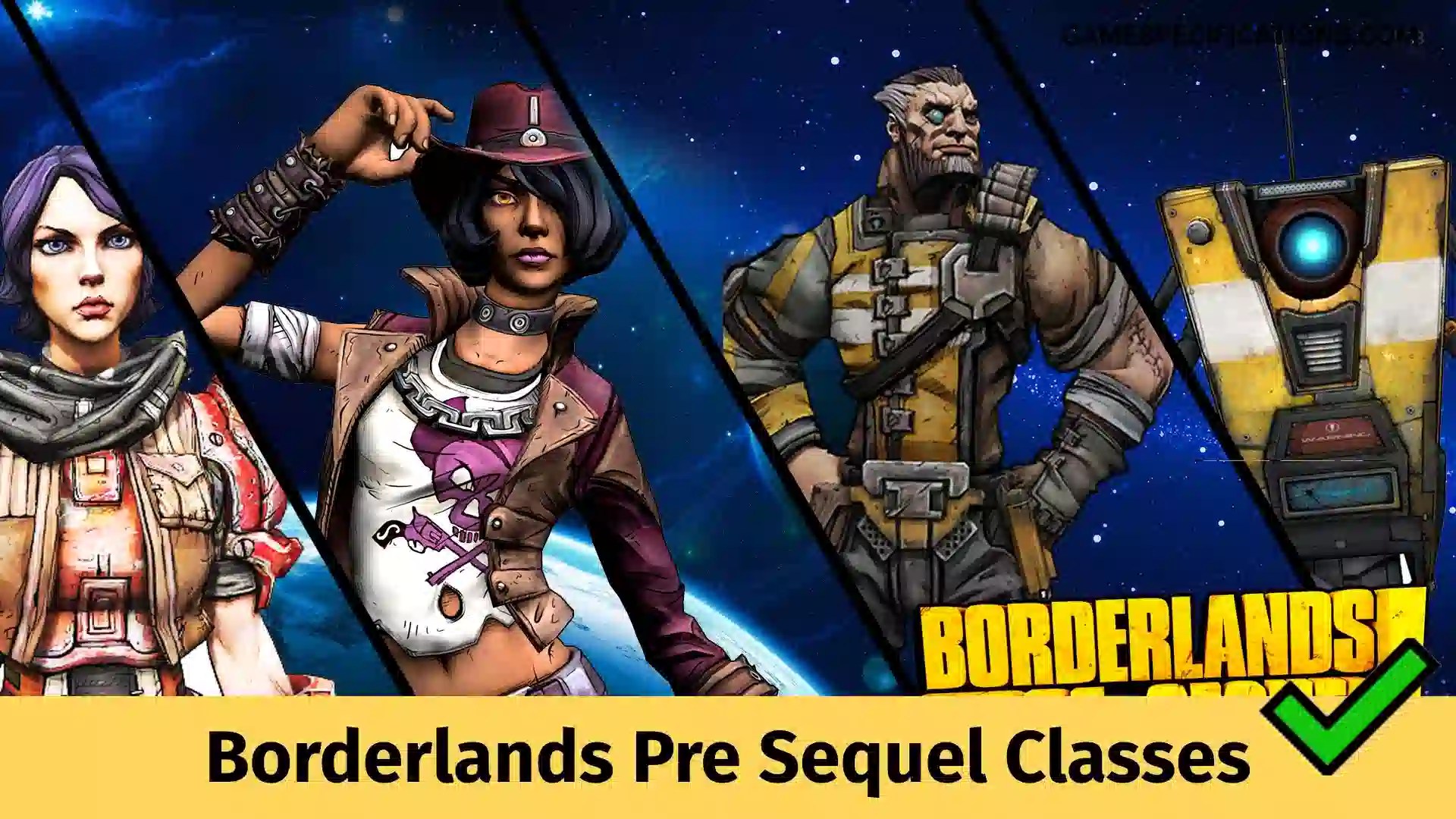 Borderlands Pre Sequel Classes List Game Specifications