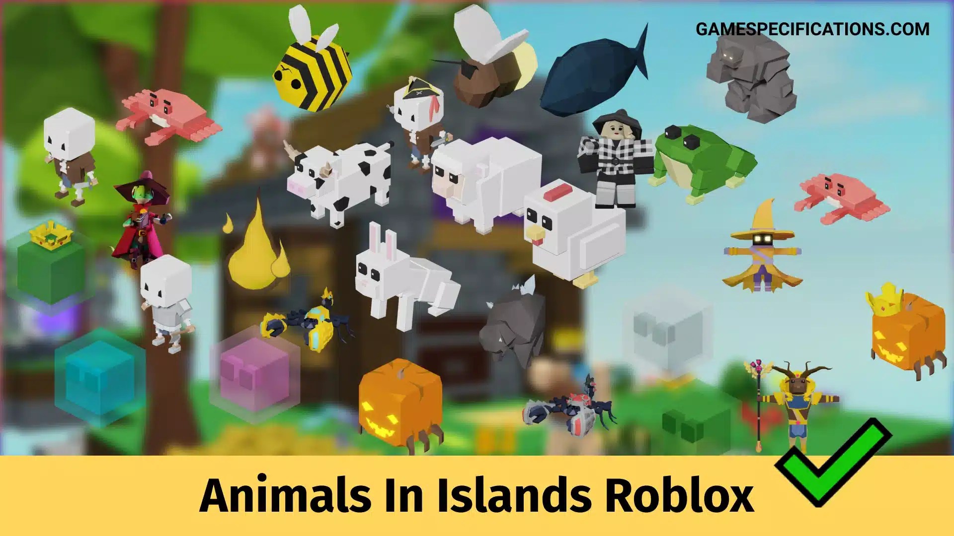 All Animals In Islands Roblox Game Specifications