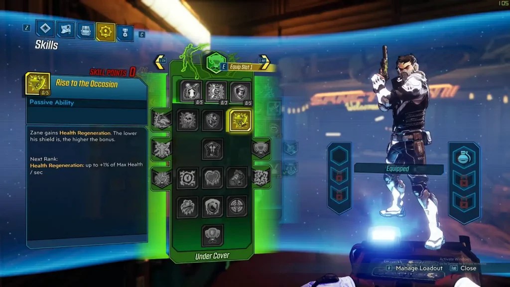 Borderlands 3 Zane Leveling Build Game Specifications