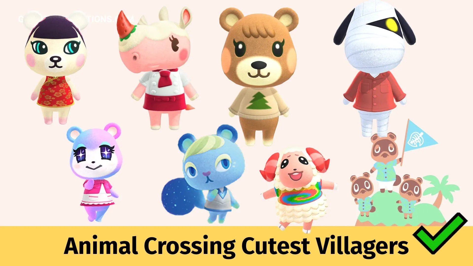 33 Animal Crossing Cutest Villagers To Melt Your Heart Game