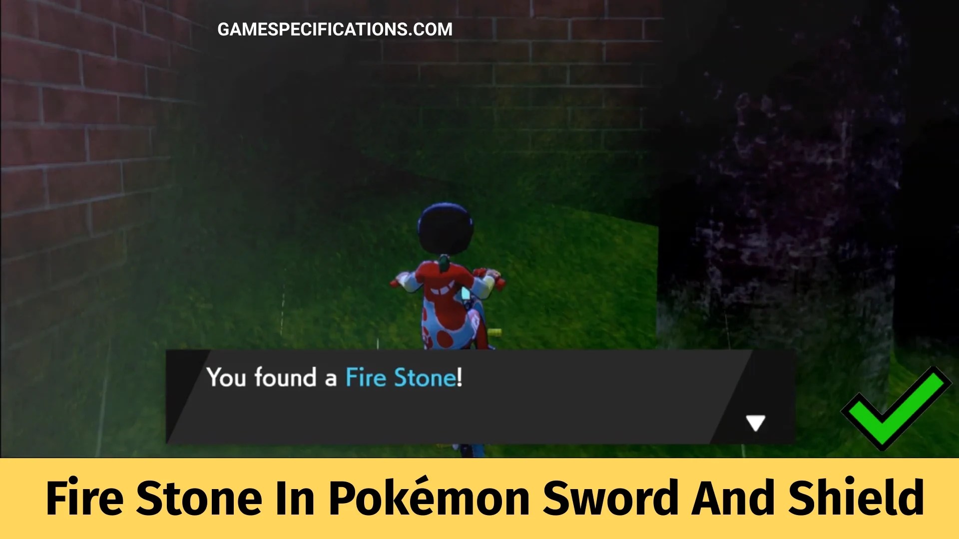 Pokemon Sword & Shield Fire Stone Guide Game Specifications