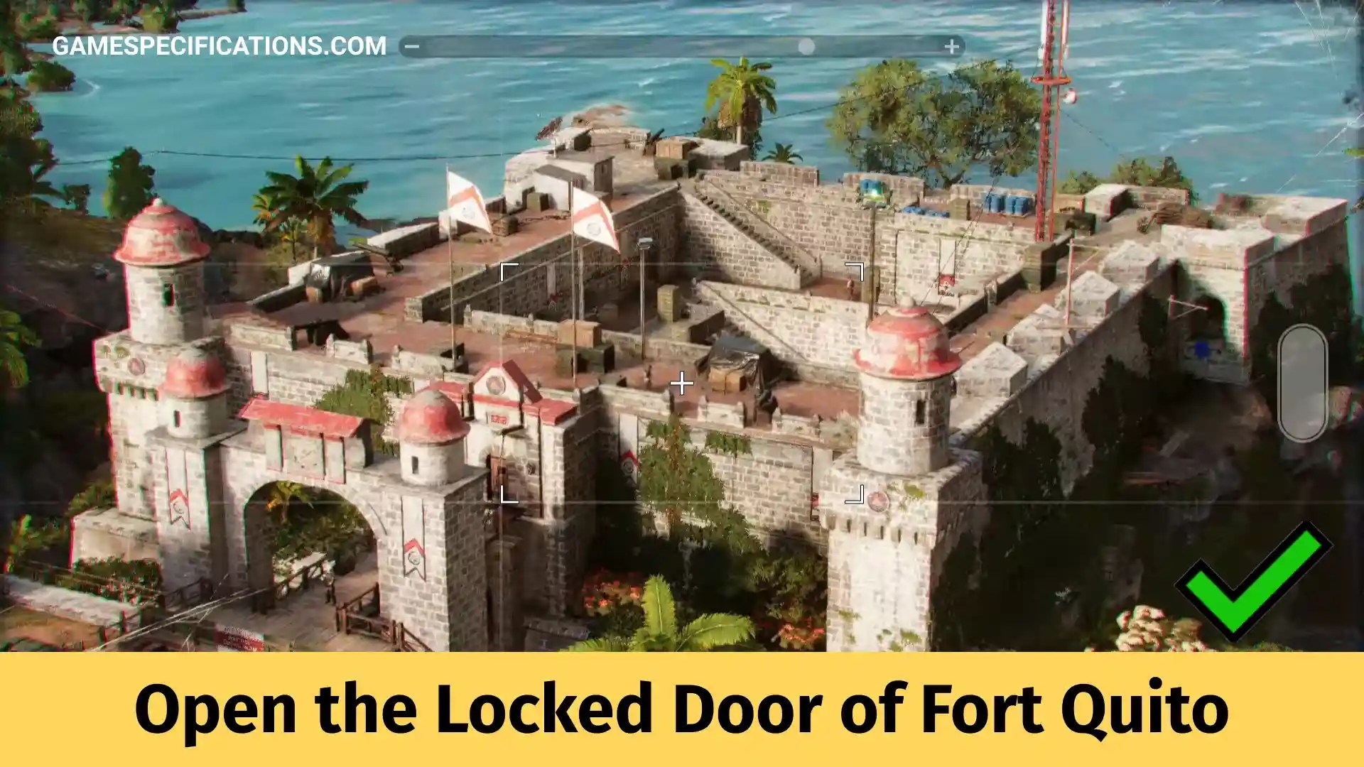 How To Open The Locked Door Of Fort Quito In Far Cry 6 Game Specifications