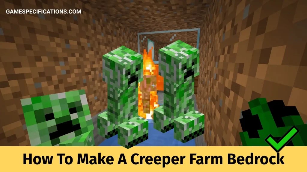 How To Make A Creeper Farm In Bedrock Game Specifications