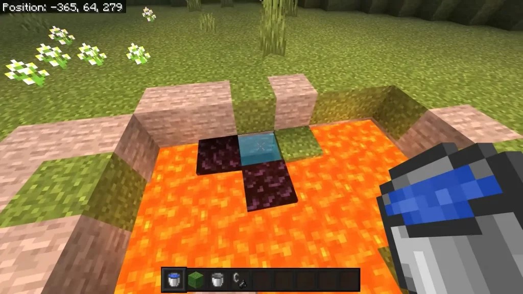 How To Make Nether Portal With Water And Lava Game Specifications