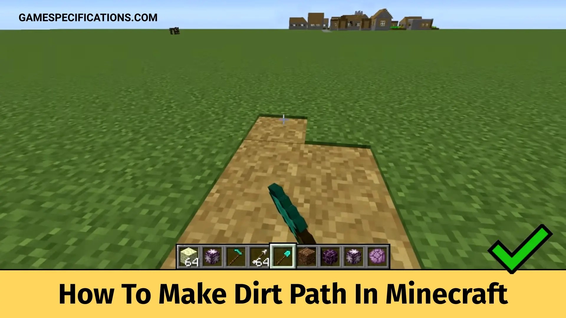 How To Make Dirt Path In Minecraft Game Specifications