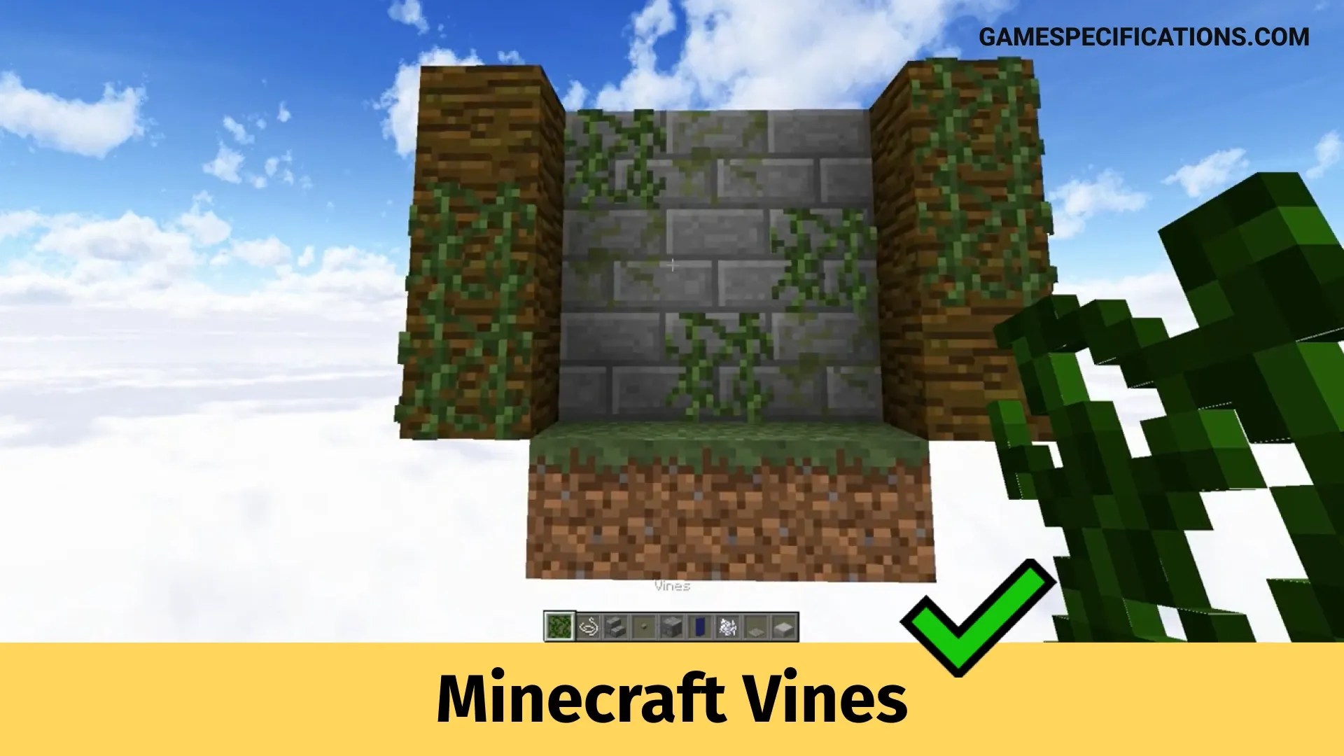 How To Grow Minecraft Vines Expertly In Each Editions Game Specifications