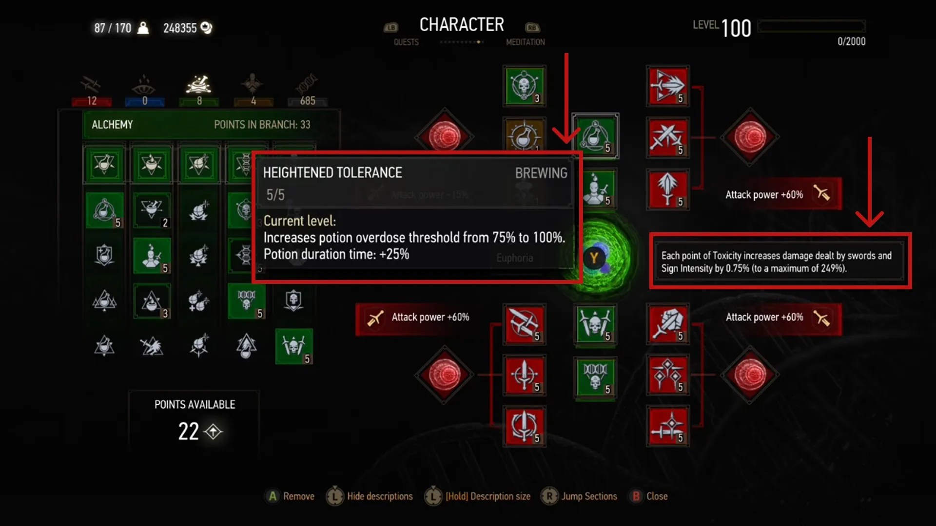 Witcher 3 Toxicity Everything About The Deadly Trait Game Specifications