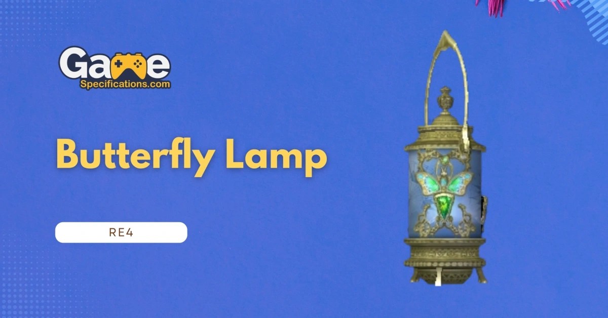 RE4 Butterfly Lamp Beautiful Treasure Item Game Specifications