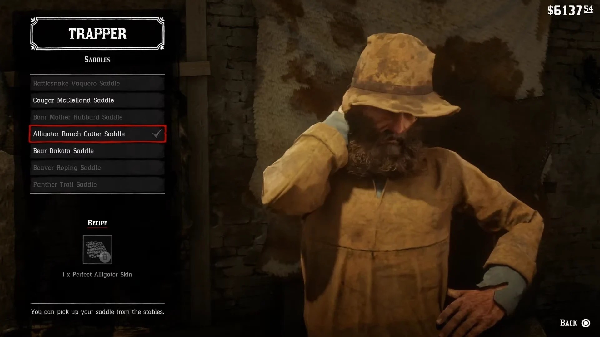 Alligator Ranch Cutter Saddle Red Dead Redemption 2 Guide Game