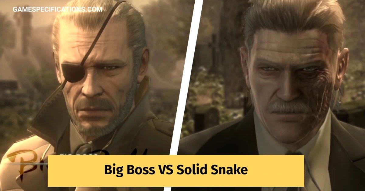 Big Boss VS Solid Snake What Is The Difference Between Them? Game