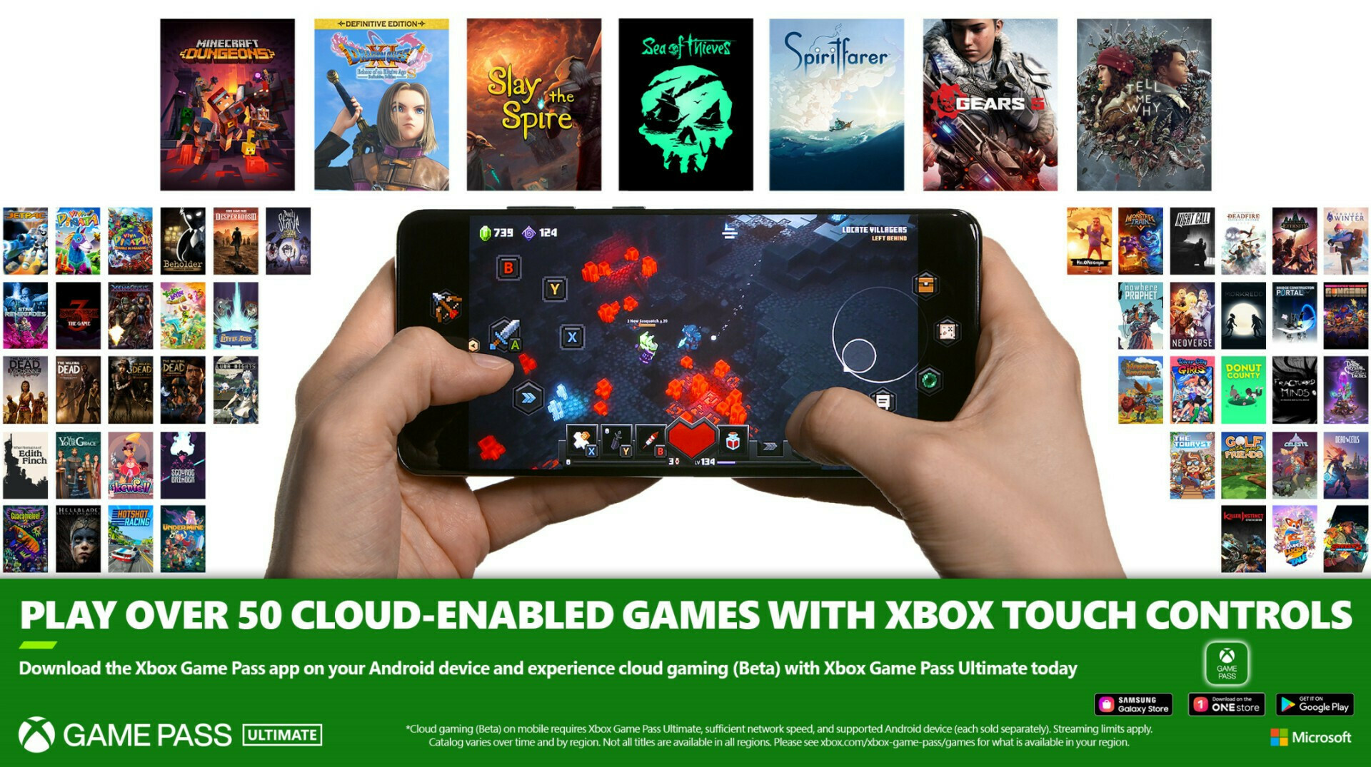 Xbox Game Pass Cloud Streaming Introduces Touch Controls For 50+ Games