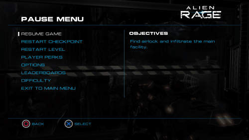 Pause Game UI Database