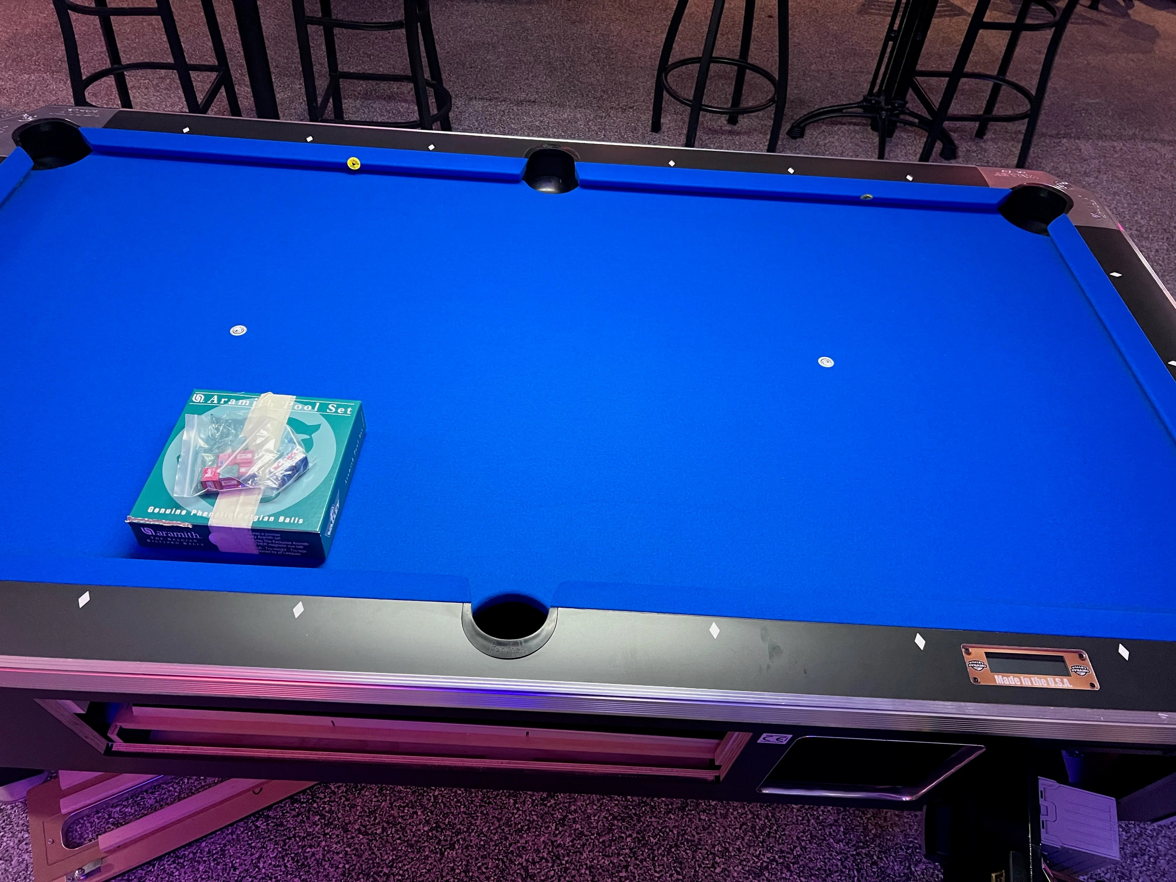 Valley Panther ZD 11X LED Coin Operated Pool Table Game World