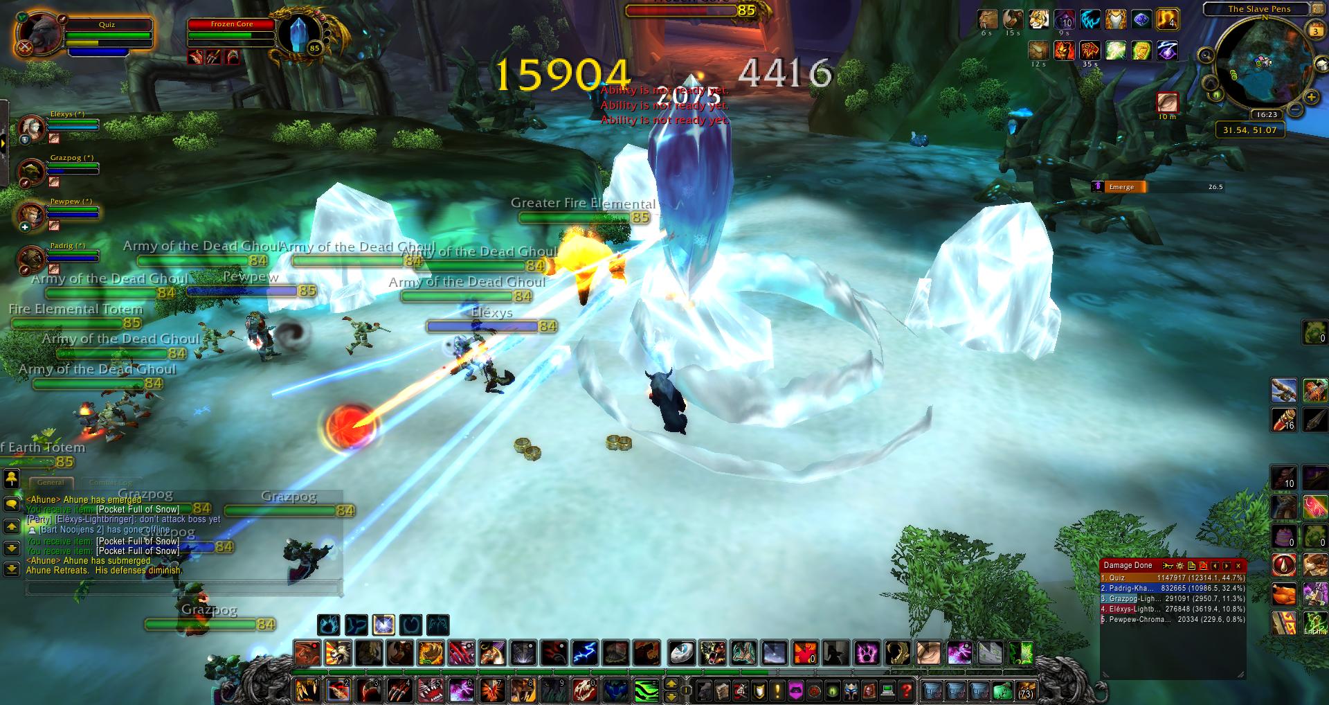 Frozen Core wow screenshot
