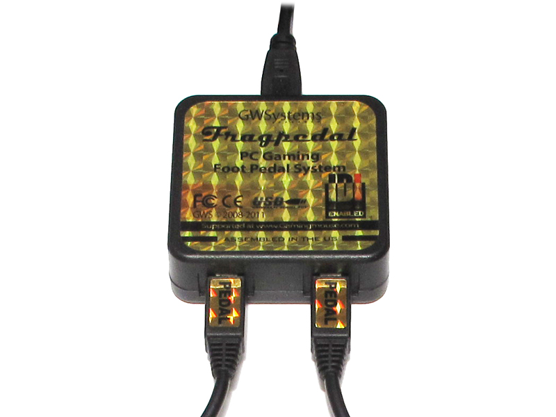 Fragpedal Quad USB Gaming Foot Pedal Good Work Systems