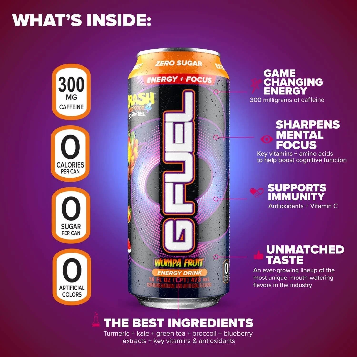 GFuel Raging Gummy Fish Gaming Nectar