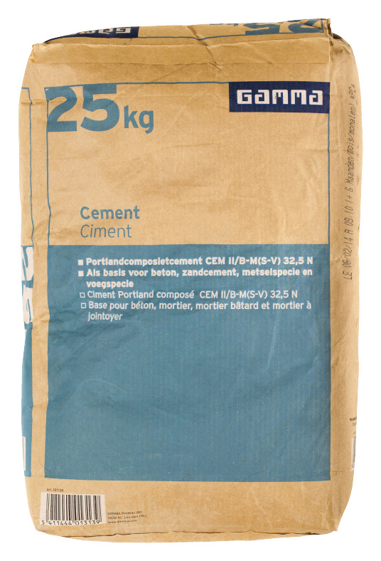 GAMMA cement 25 kg Cement Bouwstoffen Bouwmaterialen GAMMA.be