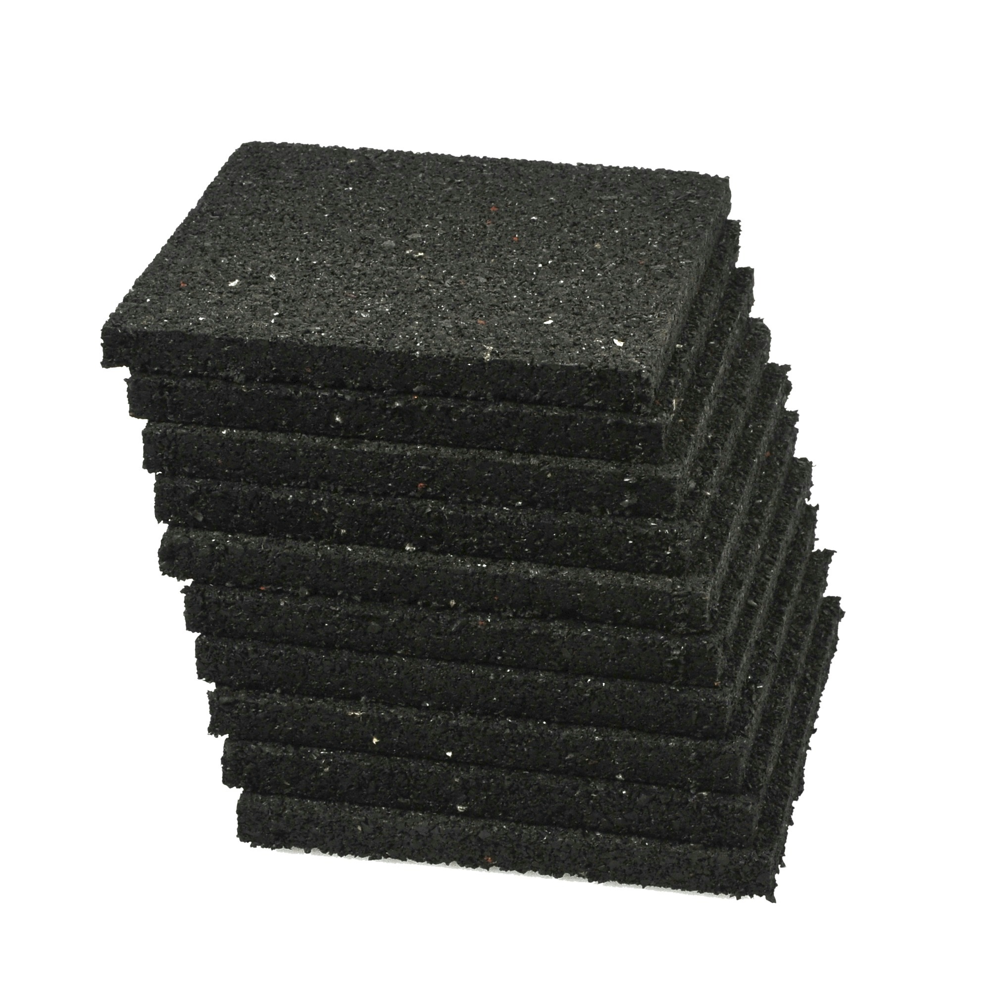 Aquaplan tegeldrager rubber zwart 10x10 cm 10 stuks