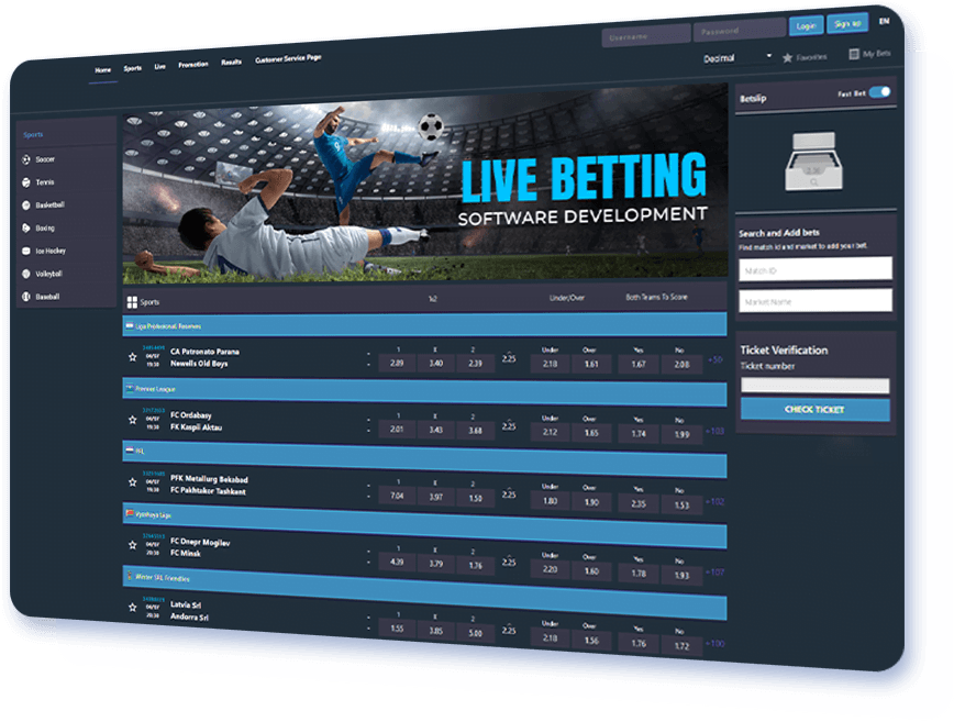 Live Betting Software Development GammaStack