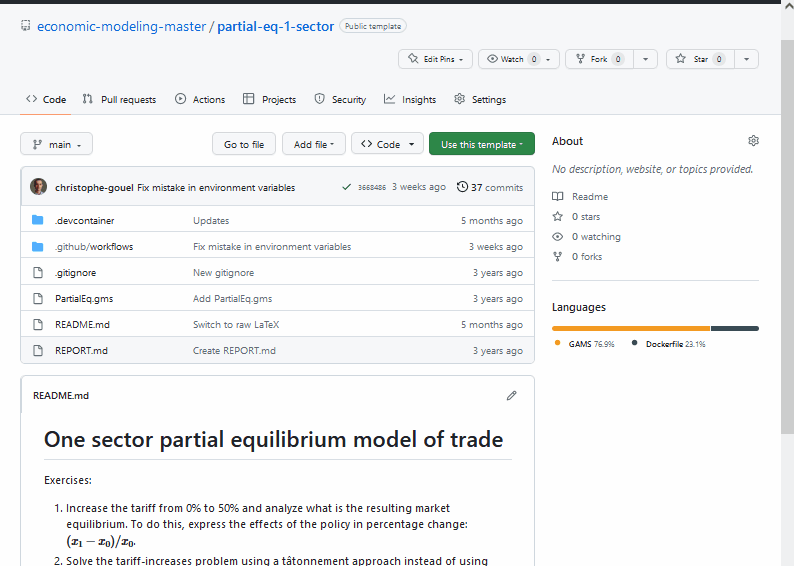 Modern GAMS teaching GAMS with GitHub Classroom