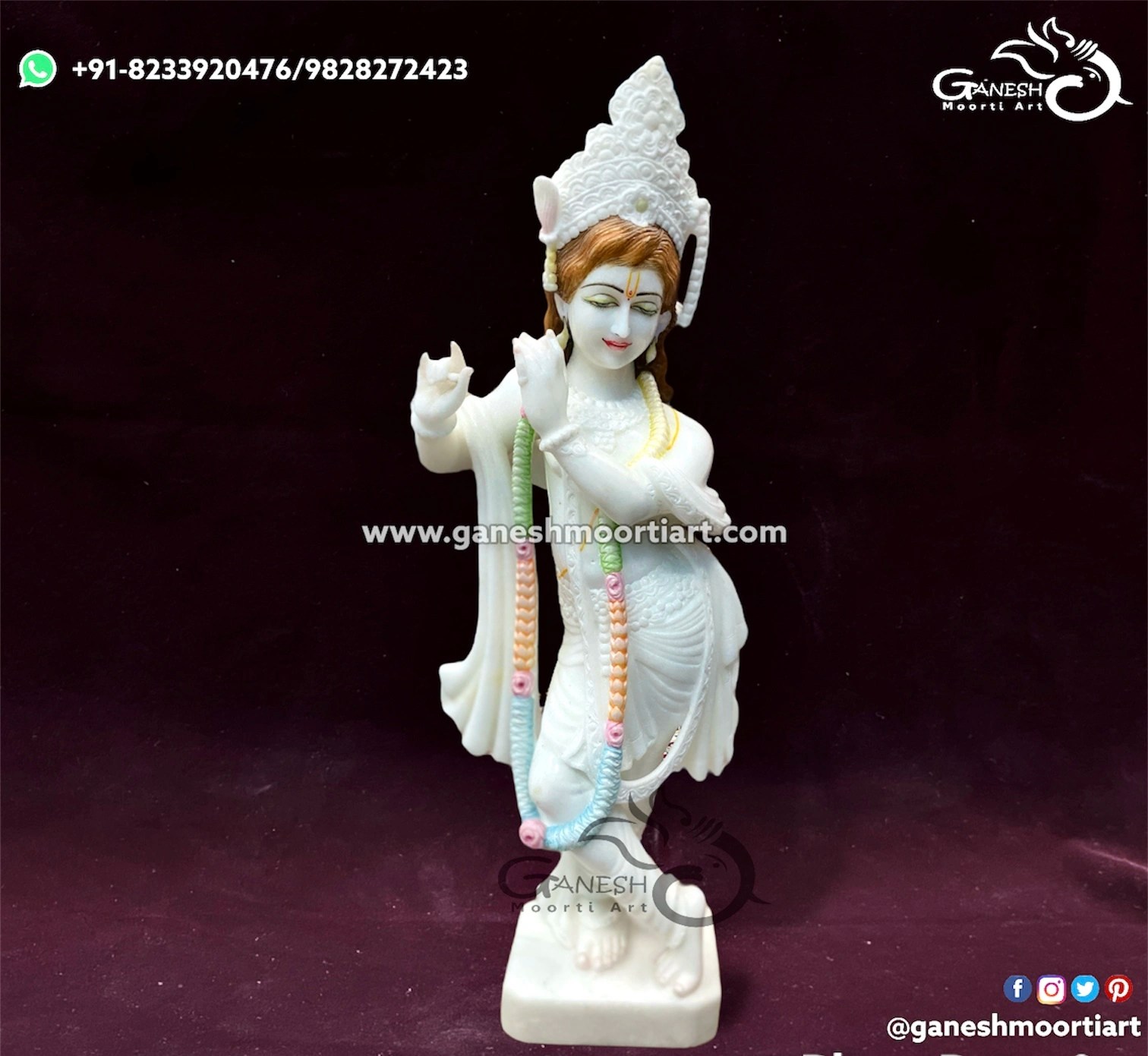 Krishna Marble Statue Little Krishna Marble Idol Maker From Manufacturer
